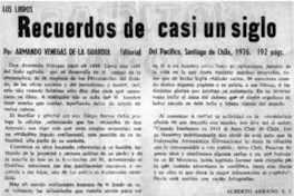 Recuerdos de casi un siglo