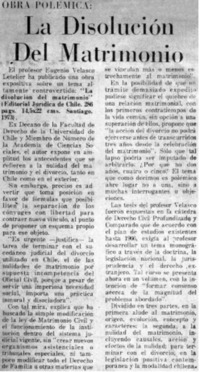 La disolución del matrimonio.