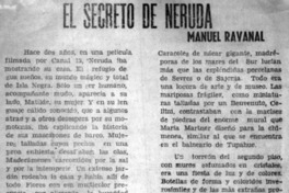 El secreto de Neruda
