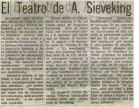 El teatro de A. Sieveking.