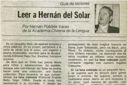 Leer a Hernán del Solar