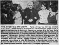 Tú, ayer" en Rancagua.