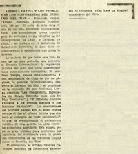 América Latina y los problemas contemporáneos del derecho del mar.
