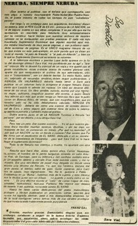 Neruda, siempre Neruda
