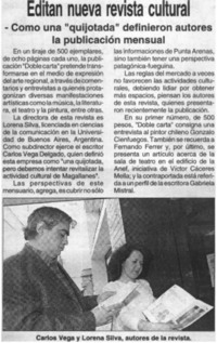 Editan nueva revista cultural.