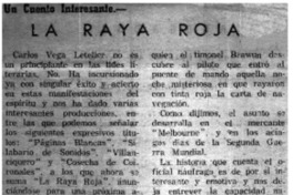 La raya roja