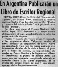 En Argentina publicarán un libro de escritor regional.