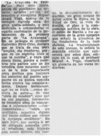 La Araucana de Ercilla".