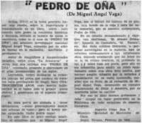 Pedro de Oña"