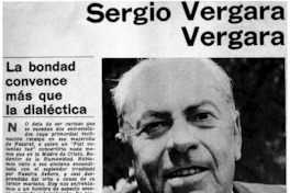 La bondad convence más que la dialéctica : [entrevistas]