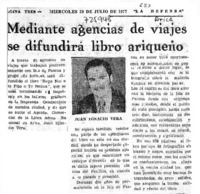 Mediante agencias deviajes se difundira libro ariqueño.
