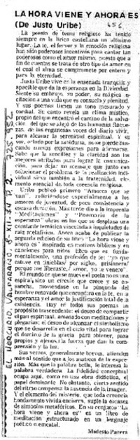 La hora viene y ahora es