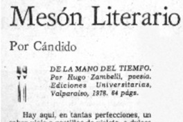 De la mano del tiempo