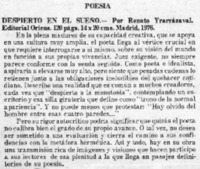 Despierto en el sueño.