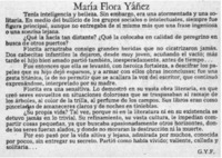 María Flora Yáñez