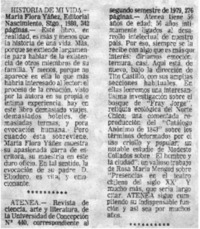 Historia de mi vida.