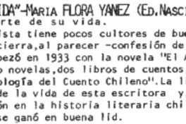 "Historia de mi vida".