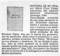 Historia de mi vida.