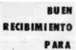 Buen recibimiento para la "gran prescripción".