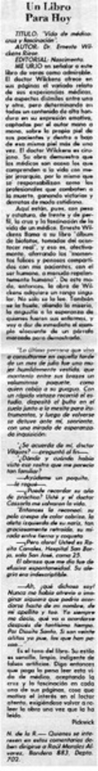 "Vida de médico: cruz y fascinación"