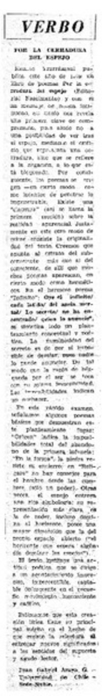 Por la cerradura del espejo