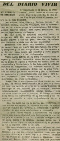 ¡El cepillo de dientes!