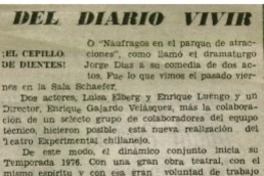 ¡El cepillo de dientes!