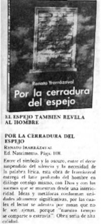 El espejo tambien revela al hombre.