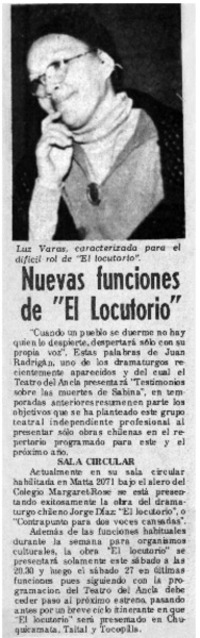 Nuevas funciones de "el locutorio".