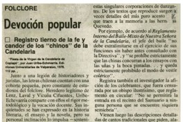 Devoción popular