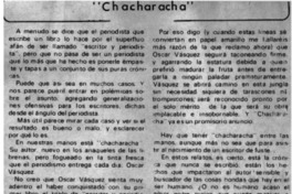 "Chacharacha"