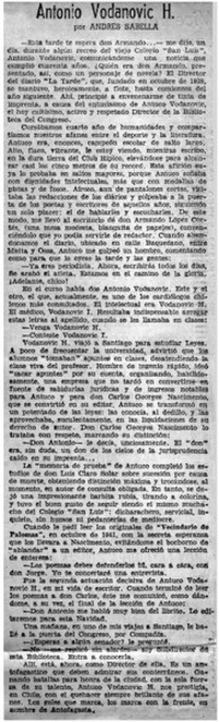 Antonio Vodanovic H.