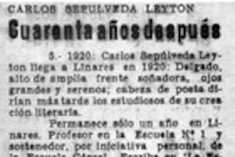 Cuarenta años después