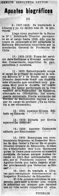 Apuntes biográficos