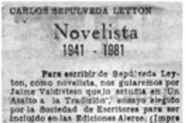 Novelista 1941-1981