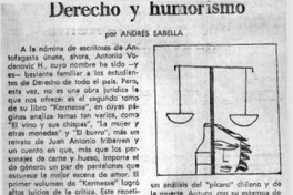 Derecho y humorismo