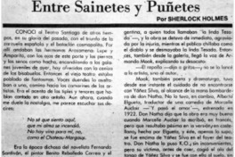 Entre sainetes y puñetes