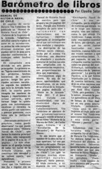 Manual de historia naval de Chile