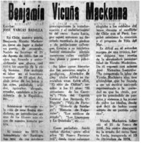 Benjamín Vicuña Mackenna