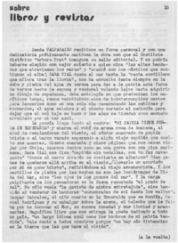 Sobre libros y revistas.