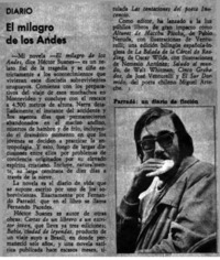 El milagro de Los Andes.