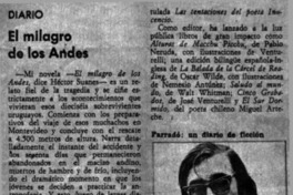 El milagro de Los Andes.