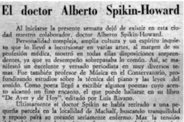 El doctor Alberto Spikin-Howard.