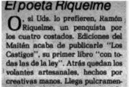 El poeta Riquelme