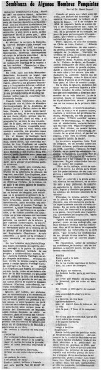 Semblanza de algunos hombres penquistas