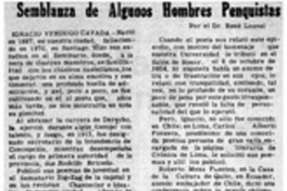 Semblanza de algunos hombres penquistas
