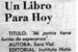 Un libro para hoy