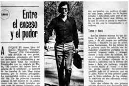 Entre el exceso y el pudor