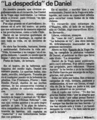 La despedida" de Daniel