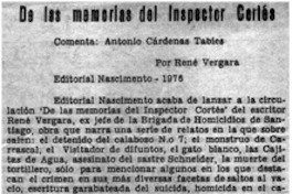 De las memorias del inspector Cortés